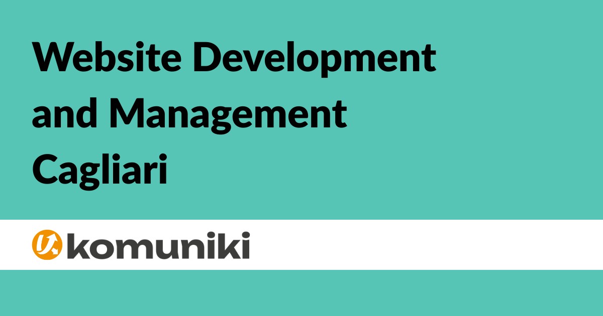 Website Development and Management Cagliari - Nicola Mostallino